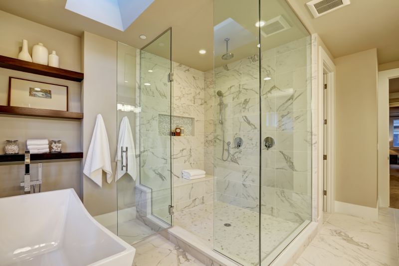Stylish Shower with Niche